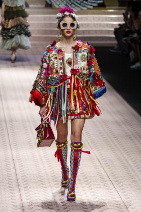 2019春夏米兰《Dolce-Gabbana》女装发布会
