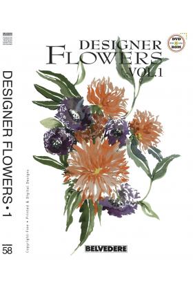 2024-2025季度《DesignerFlowers》意大利女装手绘花卉图案印花趋势手稿书