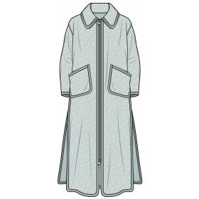2023-2024秋冬女装流行大衣风衣设计手稿