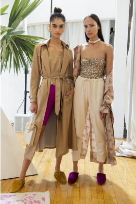 2019春夏纽约《nanushka》女装发布会