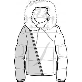 男装流行棉服羽绒服设计手稿