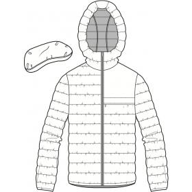 男装流行棉服羽绒服设计手稿