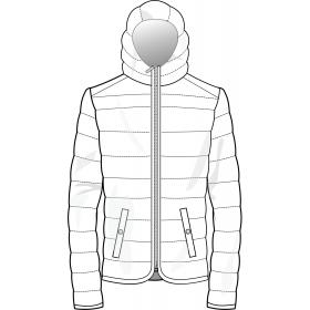 男装流行棉服羽绒服设计手稿