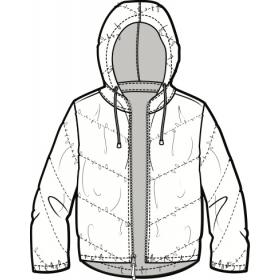 男装流行棉服羽绒服设计手稿