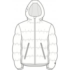 男装流行棉服羽绒服设计手稿