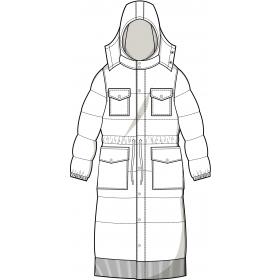 男装流行棉服羽绒服设计手稿