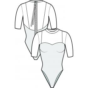 2023春夏女装流行泳装设计手稿