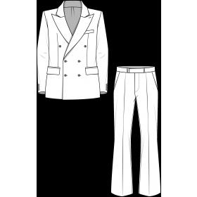 2024-2025季度男装流行西服/西裤设计手稿