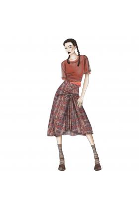 2021-2022季度女装针织衫单品流行设计手稿