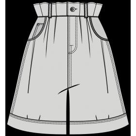 2024季度女装流行裤子款式设计手稿