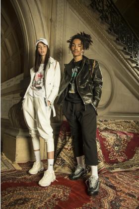 2018春夏《les benjamins》男装巴黎时装周走秀高清图片