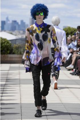 2018春夏《rynshu》男装巴黎时装周走秀高清图片