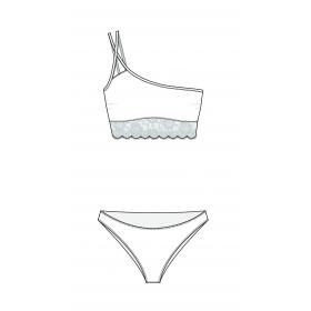 女装流行泳衣设计手稿