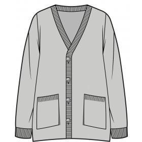 2025-2026秋冬女装流行毛衫款式设计手稿