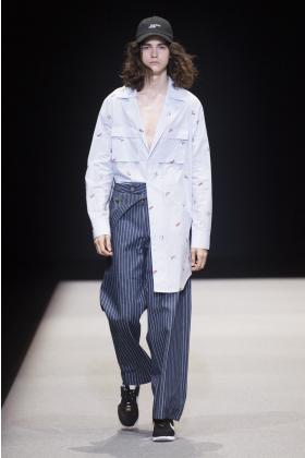 2018春夏《Munsoo kwon》男装米兰时装周走秀高清图片