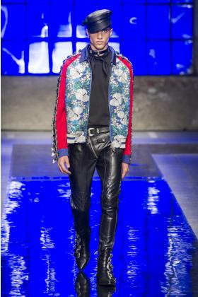 2018春夏《Dsquared2》男装米兰时装周走秀高清图片