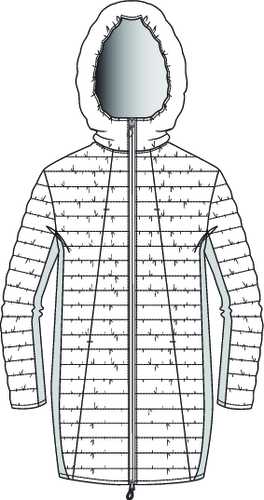 男装流行棉服羽绒服设计手稿
